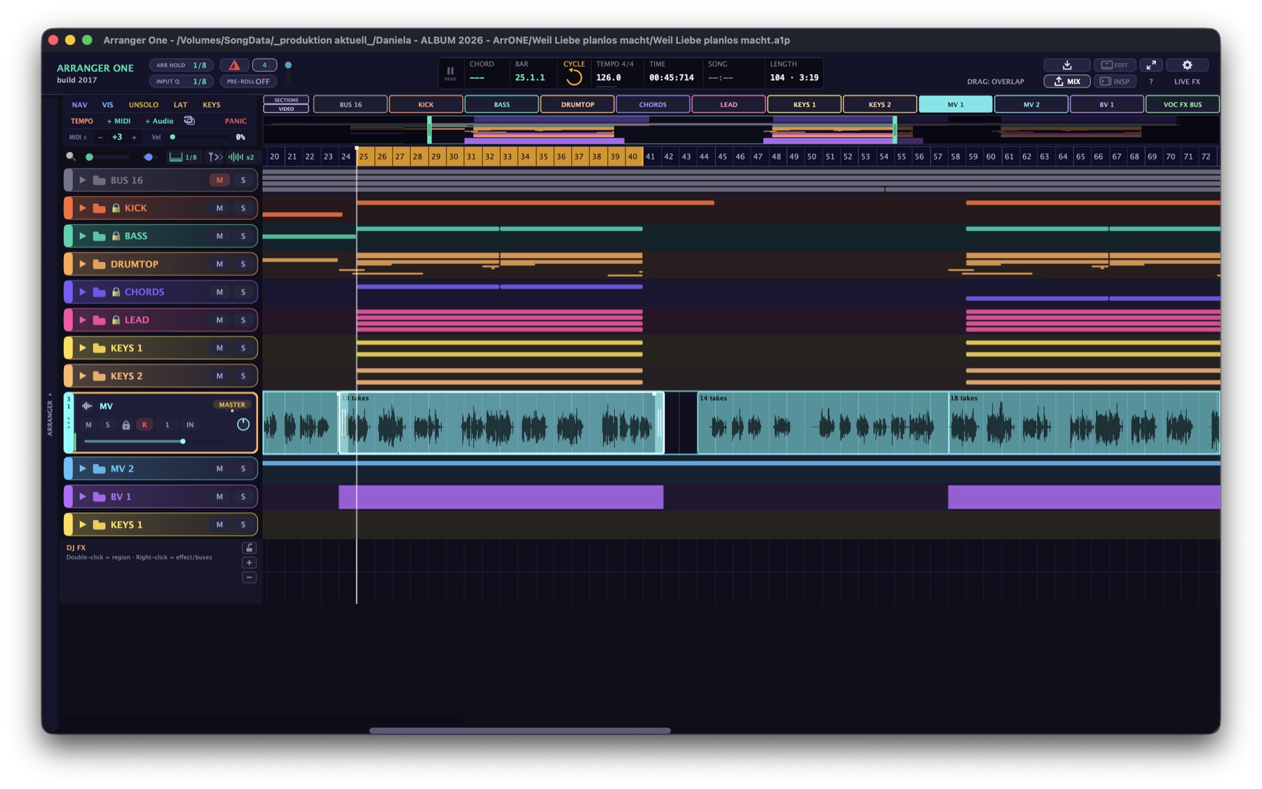 Arranger One — der ganze Song im Überblick