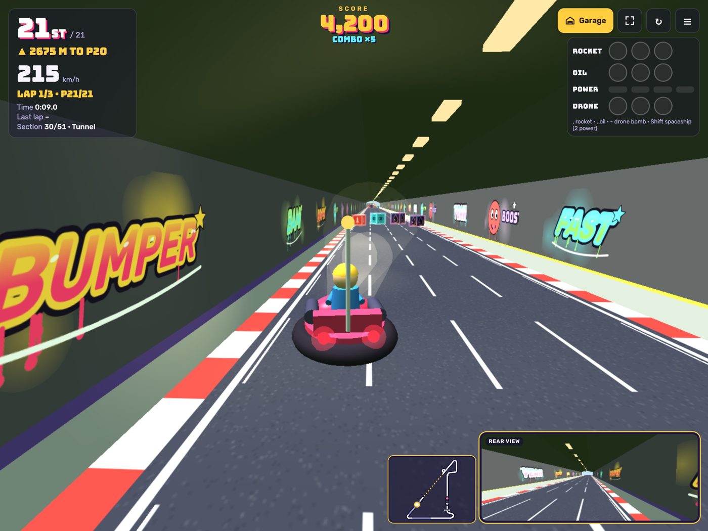 Bumper Coaster — Graffiti tunnel